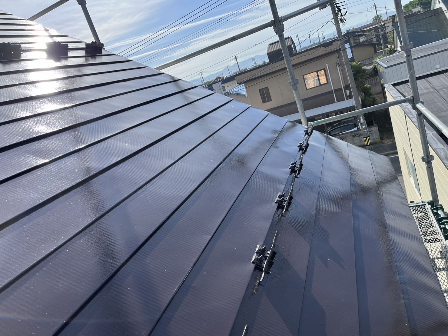 屋根塗装工事4
